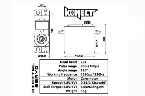 servo konect 0913