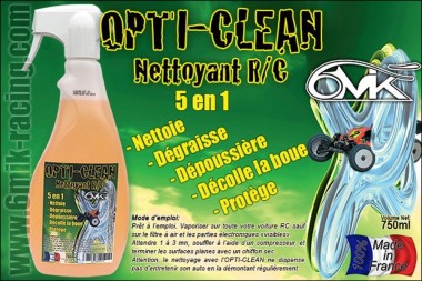 Opti-Clean : le nettoyant dégréssant pour la RC