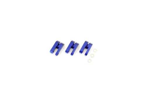 Kyosho - Masselottes alu embrayage 3 points - bleu (3)