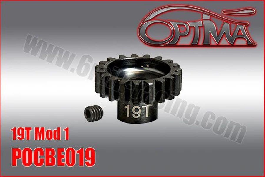 Optima :  pignon moteur module 0.8 1/8 électrique